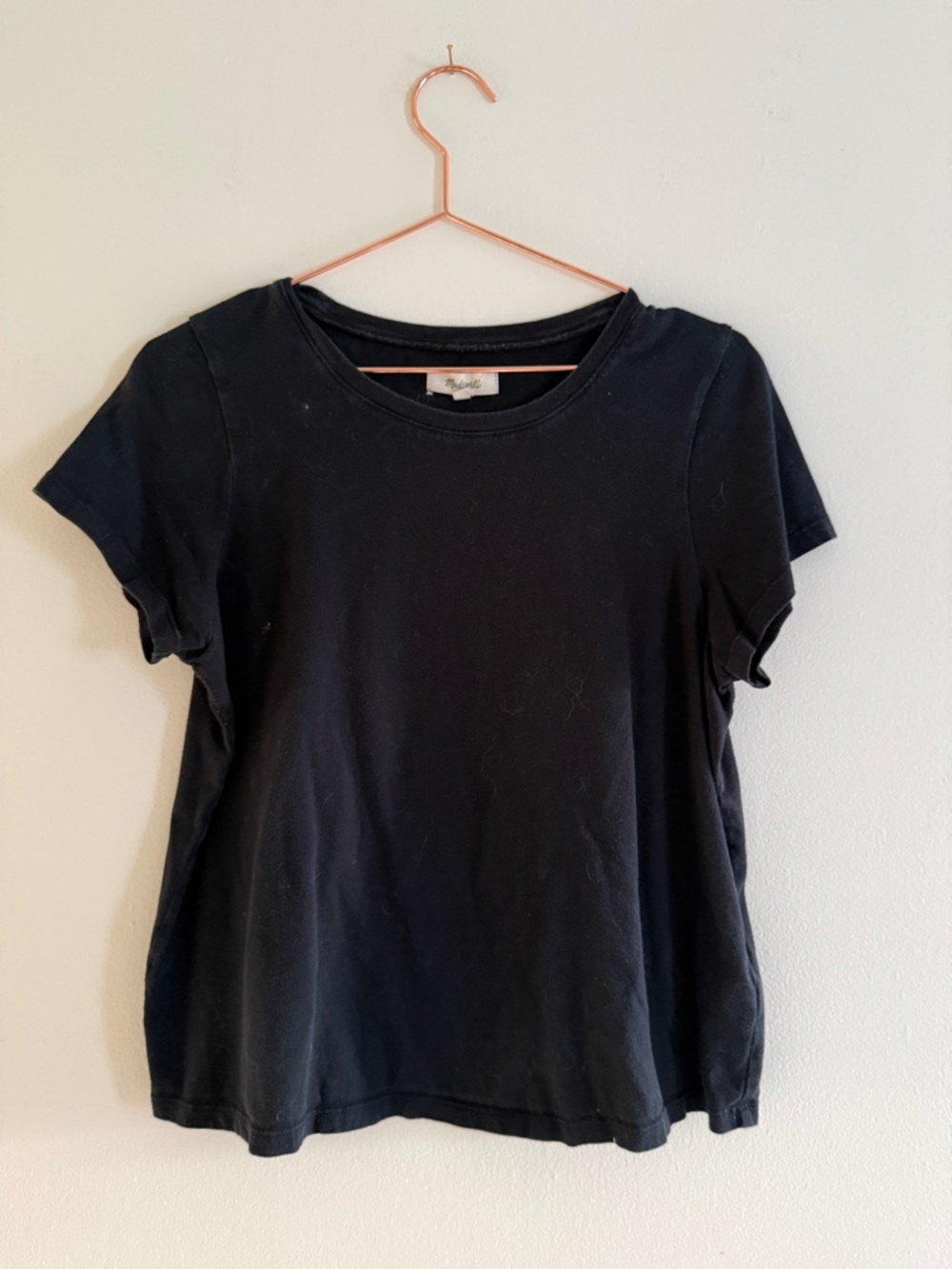 Madewell Black Women's Crewneck Tee